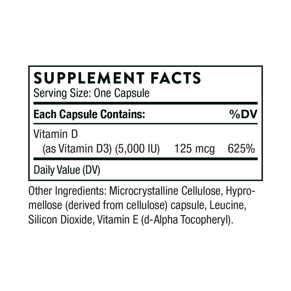 Vitamin D-5000 - NSF Certified for Sport